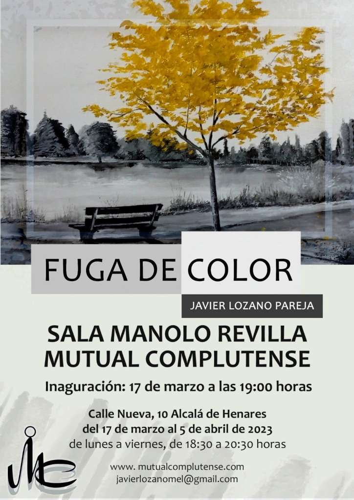Exposición «Fuga de Color» de Javier Lozano&nbsp;Pareja